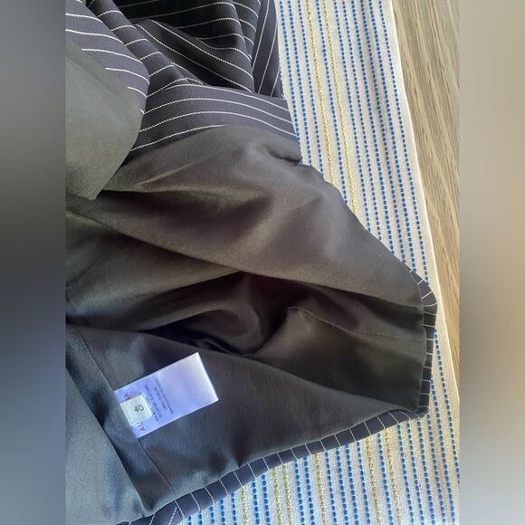 ALTUZARRA Dress Womens Size 40 Black/white Wool Knit Sleeveless V Neck - Picture 8 of 11